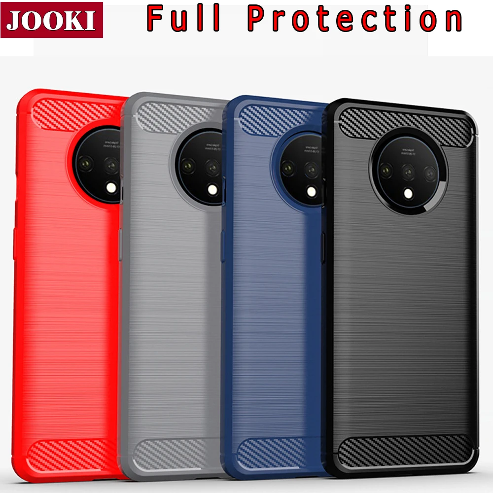 

phone case For OnePlus 7T Soft Silicone customized Grey Case For OnePus 7T Black Red Soft TPU Rubber Back Case Cover