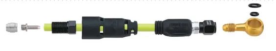 HFA210 JAGWIRE гидравлический шланг Pro Quick-Fit Адаптеры горный велосипед дорожный автомобиль масло давление тормозной части совместимы со всеми моделями - Цвет: HFA210