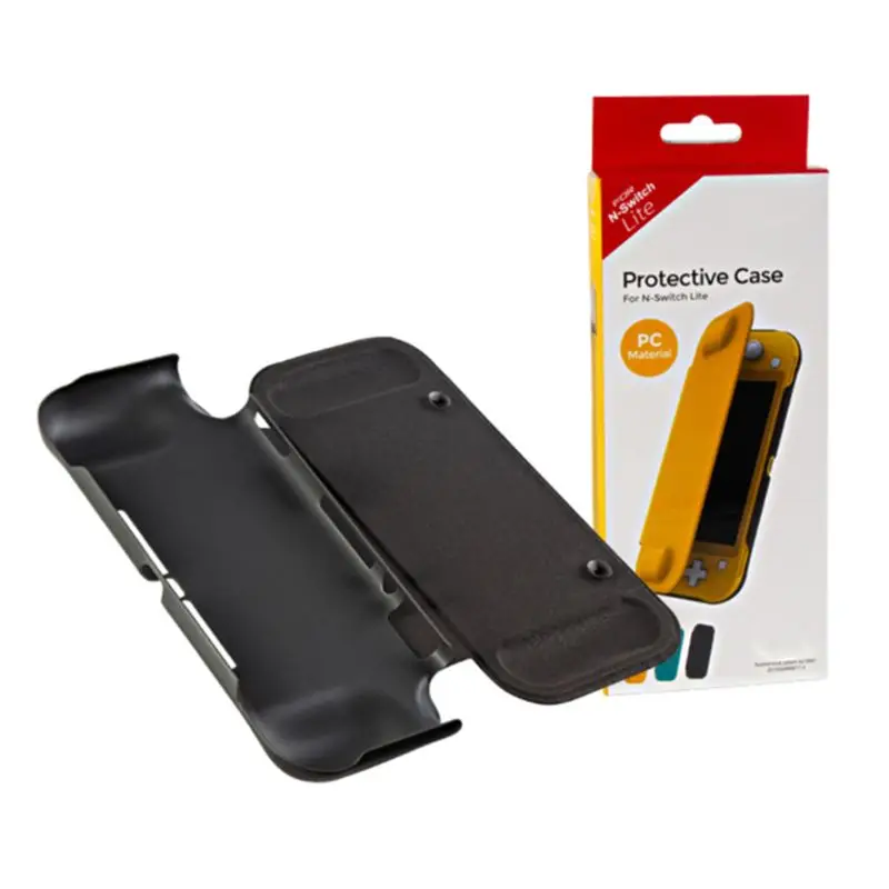 

PC Leather Case Slim Grip Protective Cover Shell for Switch Lite Game Console