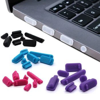 

13Pcs/Set Anti Dust Plug For Laptop Silicone Cover Stopper Laptop dust plug laptop dustproof usb dust plug Computer Accessories