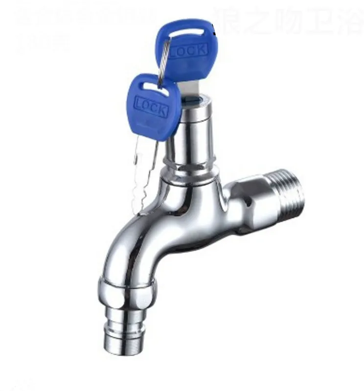 

Key tap outdoor burglar proof faucet Copper key pointed tip faucet anti-theft outdoor security leader