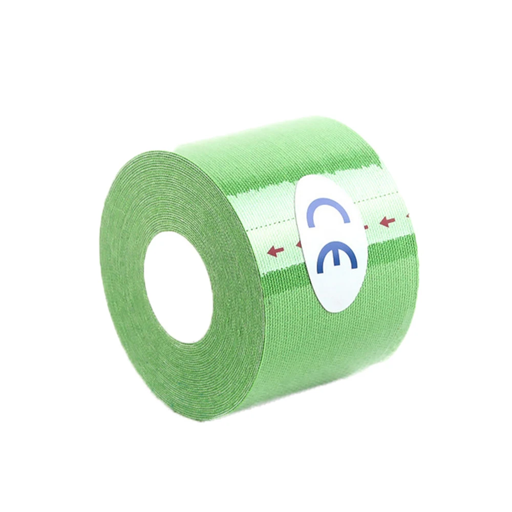 5 м* 2,5 см эластичный спортивный эластичный бинт мышцы Поддержка спортивные физио терапевтическая лента эластичный спортивный бандаж мышцы придерживается Elastoplast - Цвет: Армейский зеленый