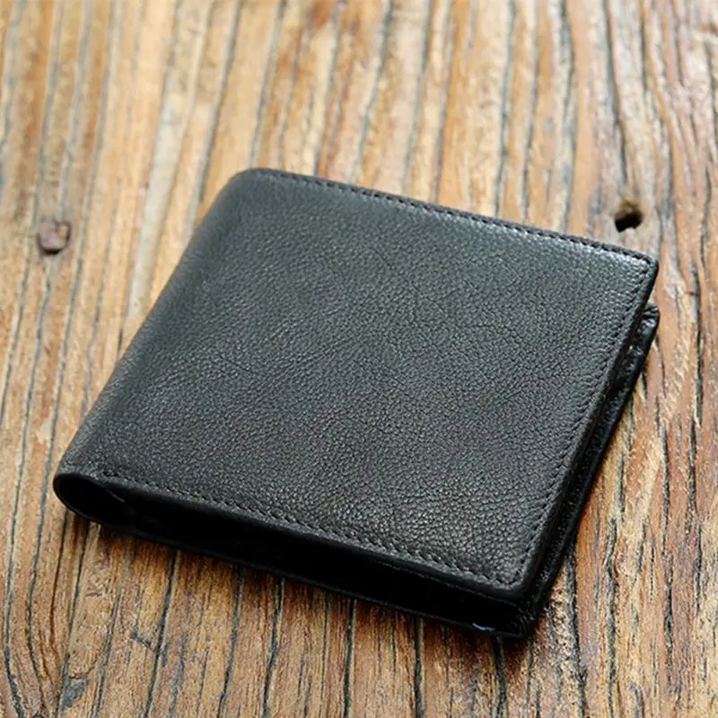 Men ID Credit Card PU Leather Wallet Pocket Holder Billfold Slim Clutch Bifold Purse Gift
