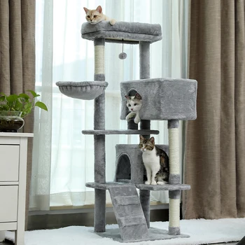 Pet Cat Tree Condo House Scratcher Scratching Post Climbing Tree Toys for Cat Kitten Protecting Furniture Fast Domestic Delivery 3