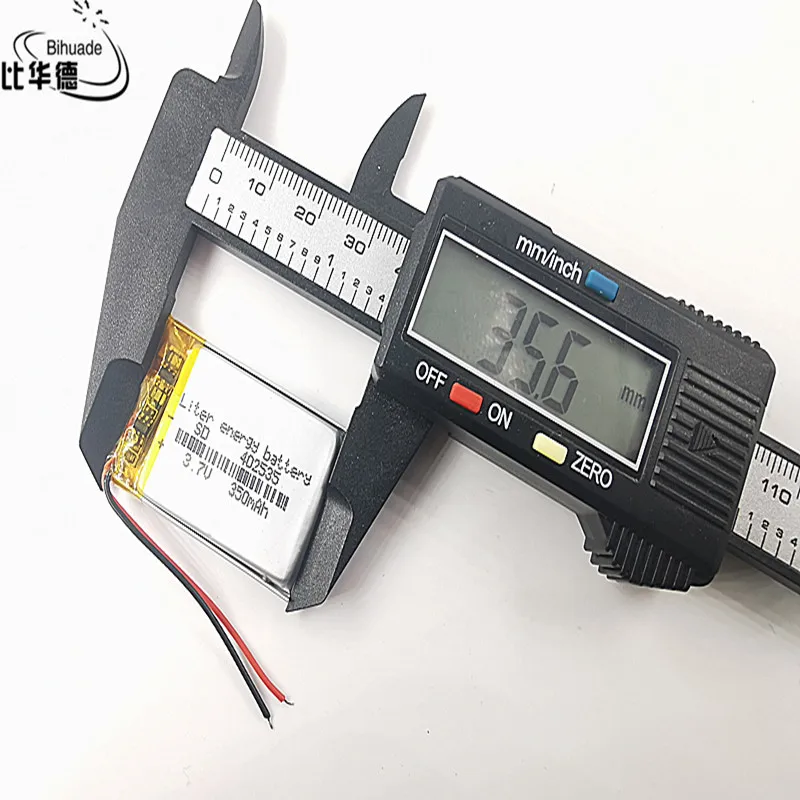 Good Qulity 3.7V 350mAh 402535 Lithium Polymer Li-Po li ion Battery cells For Mp3 MP4 MP5 GPS mobile bluetooth