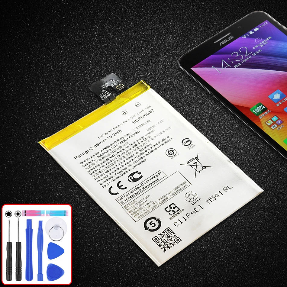 

Mobile Phone Replacement Battery C11P1508 For ASUS Zonfone Max ZC550KL Z010AD Z010D Z010DA 5000mAh
