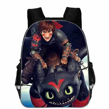 

13-18inch Kids Backpack How to Train Your Dragon Children School Bags For Boys Orthopedic Child Boy BookBag Knapsack Mochila