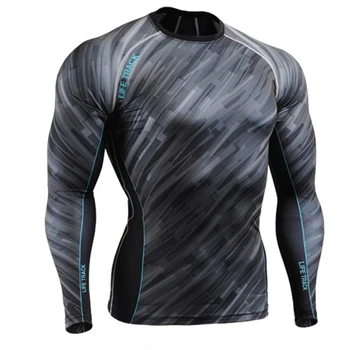

Sublimated Printing Men Spring Fitness Cycling Tee Tops Casual Slim Fit Tshirt