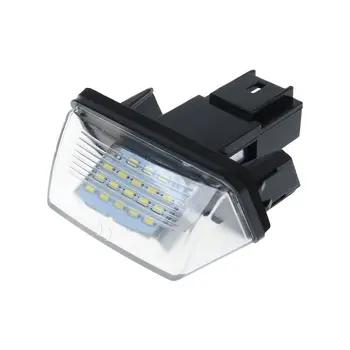 

1 Pair 18 LED License Number Plate Lights Lamp For Peugeot 206 207 307 308 406 Citroen C3/C4/C5/C6
