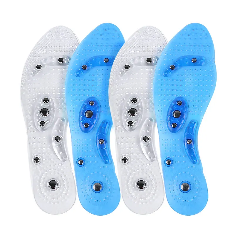 

Transparent Magnet Insole Men's Breathable Insole Running Sports Shock Absorption Sockliner with Massage Function Women's-Tailor