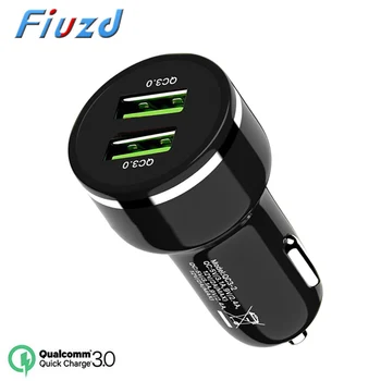 

Quick Charge 3.0 2.0 USB phone Car Charger For Samsung s10 Fast charger for Xiaomi phone adapter for Olaf tronsmart aukey