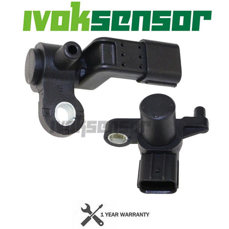 Set of 2 Camshaft CAM Crankshaft CRANK Position Sensor For Honda Civic L4 1.7L