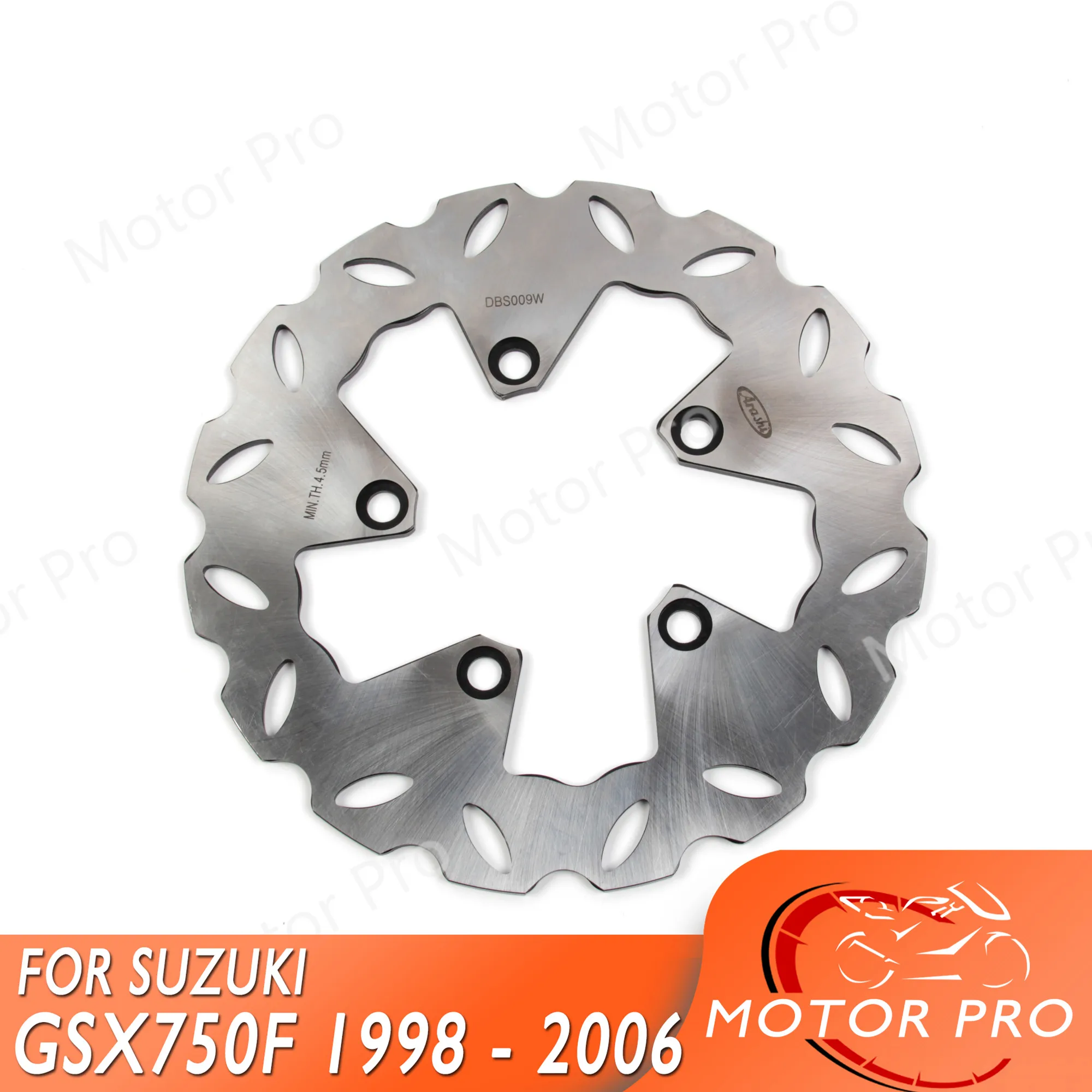 

For Suzuki GSX750F 1998 - 2006 GSX750F Rear Brake Disc Rotor Disk GSX 750 F GSX750 750F 98 1999 2000 2001 2002 2003 2004 2005