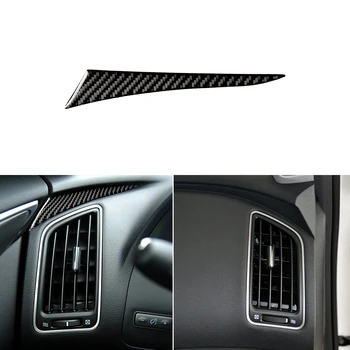 

For LHD Infiniti Q50 Q60 2014-2019 accessories car carbon fiber sticker dashboard left side trim strip