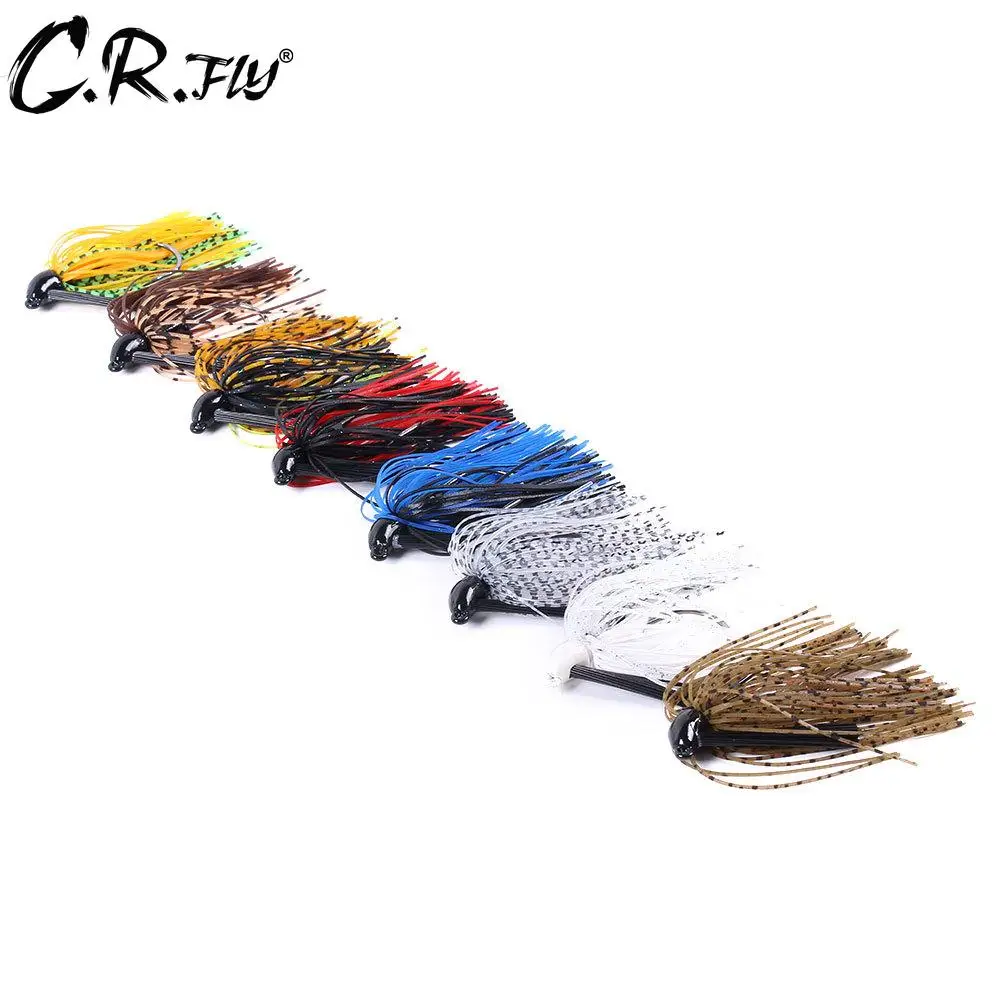 1pc 10g weedless Jig head fishing hooks with weed guard high carbon
