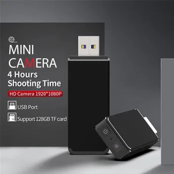 

Mini USB Camera Video Voice Recorder HD 1080P Motion Detect AVI Format Max Memory Up to 128G Loop Recording Mini Micro Camcorder