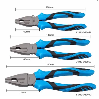 

Electrician Hand Tool Wire Cutter Plier Rustproof 6/7/8 Inch W/ Non-slip Handle Vastar Electrical Wire Cable Cutters Cutting
