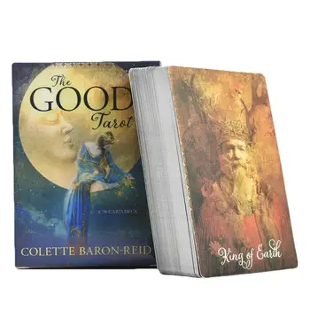 

78Pcs/pack The Good Tarot Cards Colette Baron-Reid Deck & Book Parent-child Interactive Game Drop Shipping