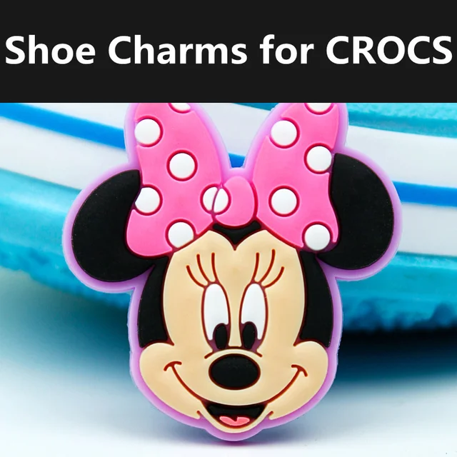 Disney Cartoon Animal Croc Charms Accessories Mickey Mouse PVC Shoe Decoration Elegance for Women Boys Friends Kids Gifts Badges JD0084