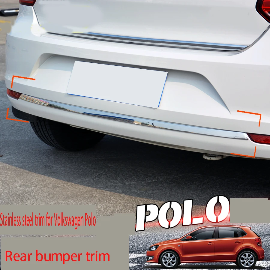 От 14 до 18 для Volkswagen Polo Декоративная полоса заднего бара модификация Специальная