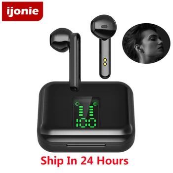 

True Wireless Bluetooth Earphone LED Digital Display Earphones Noise Reduction Headphones Gaming Headsets for Work Outdoor Sport