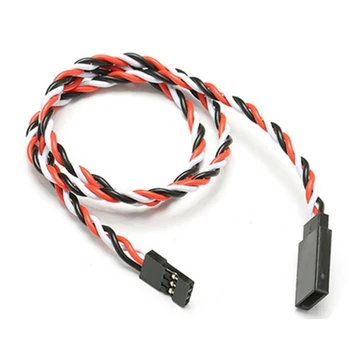 

10Pcs 50cm 3Ways 60 Core Filaments Twisted Pair Wire Extension Leads For Airplane Model Steering Serve Motor Black-Red-White