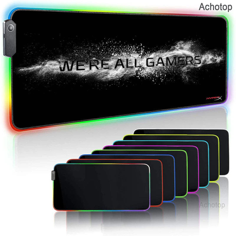 HyperX RGB Gaming Mouse Pad LED Soft Extra Extended Large Mousepad Gamer Anti-Slip Rubber Base XL PC Computer Keyboard Mouse Mat HyperX RGB Gaming Mouse Pad LED Soft Extra Extended Large Mousepad Gamer Anti-Slip Rubber Base XL PC Computer Keyboard Mouse Mat