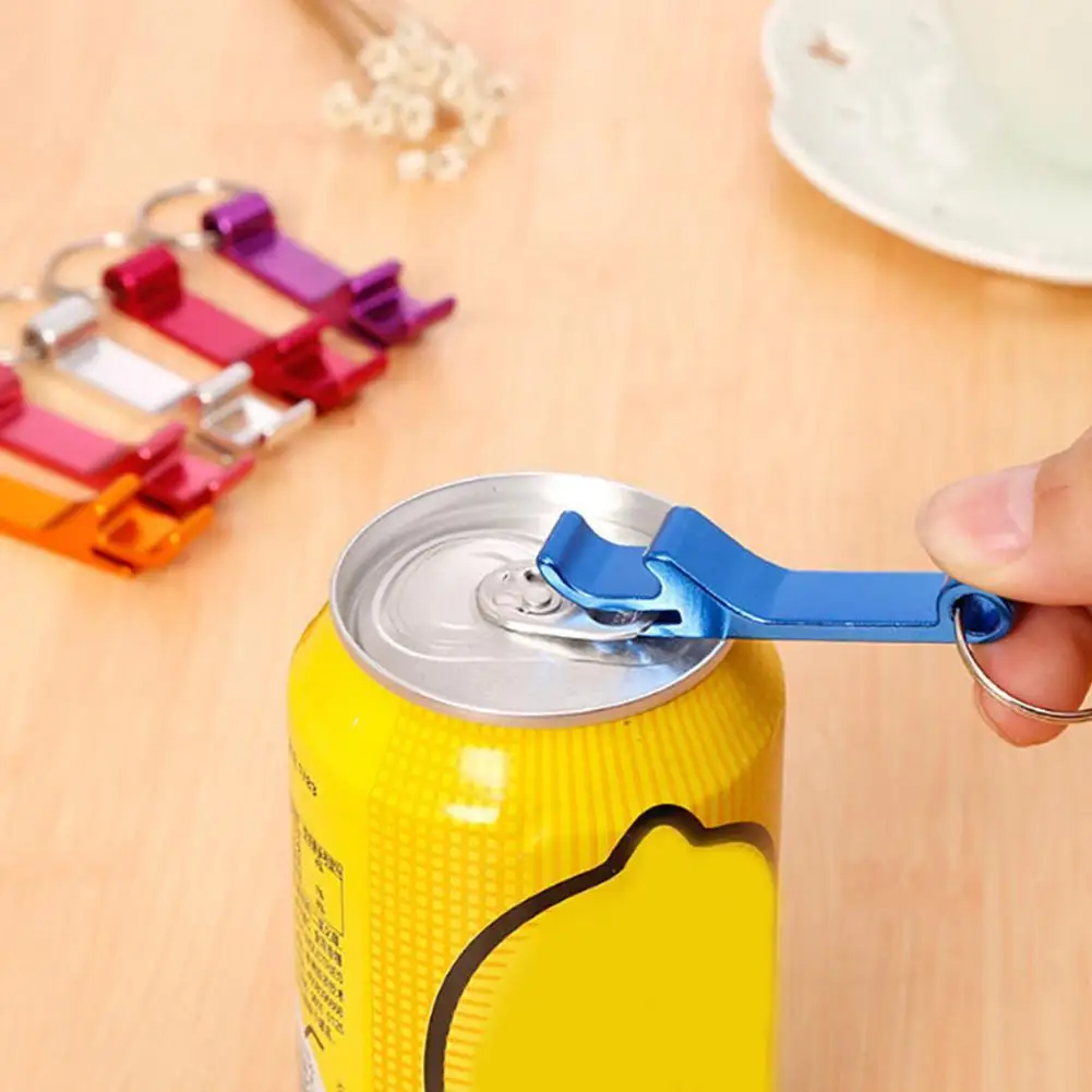 Portable Beer Bottle Opener Keychain 4 In 1 Pocket Aluminum Kitchen Alloy Colors Bar Tools Can 7 Bee H7Q8 | Дом и сад