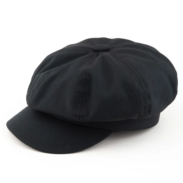 54cm 56cm 57.5cm 59cm 61-62cm Chilren Canvas Newsboy Cap Lady Fashion Painter Hat Wool Felt Beret Men Big Size Octagonal Hat 2