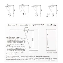 Горячая мебель шарнир кухонный шкаф дверь Лифт пневматическая поддержка гидравлическая газовая пружина удержания LSK99
