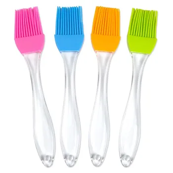 

4 Pcs Colorful Silicone Baking Bakeware Bread Cook Pastry Oil Cream Bbq Tools Basting Baking Pastry Brush Send Kitchen Brush Z2