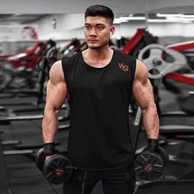 Muscle Dr. Европа и Америка Brother стиль свободный крой спортивный жилет мужской фитнес без рукавов Футболка жилет
