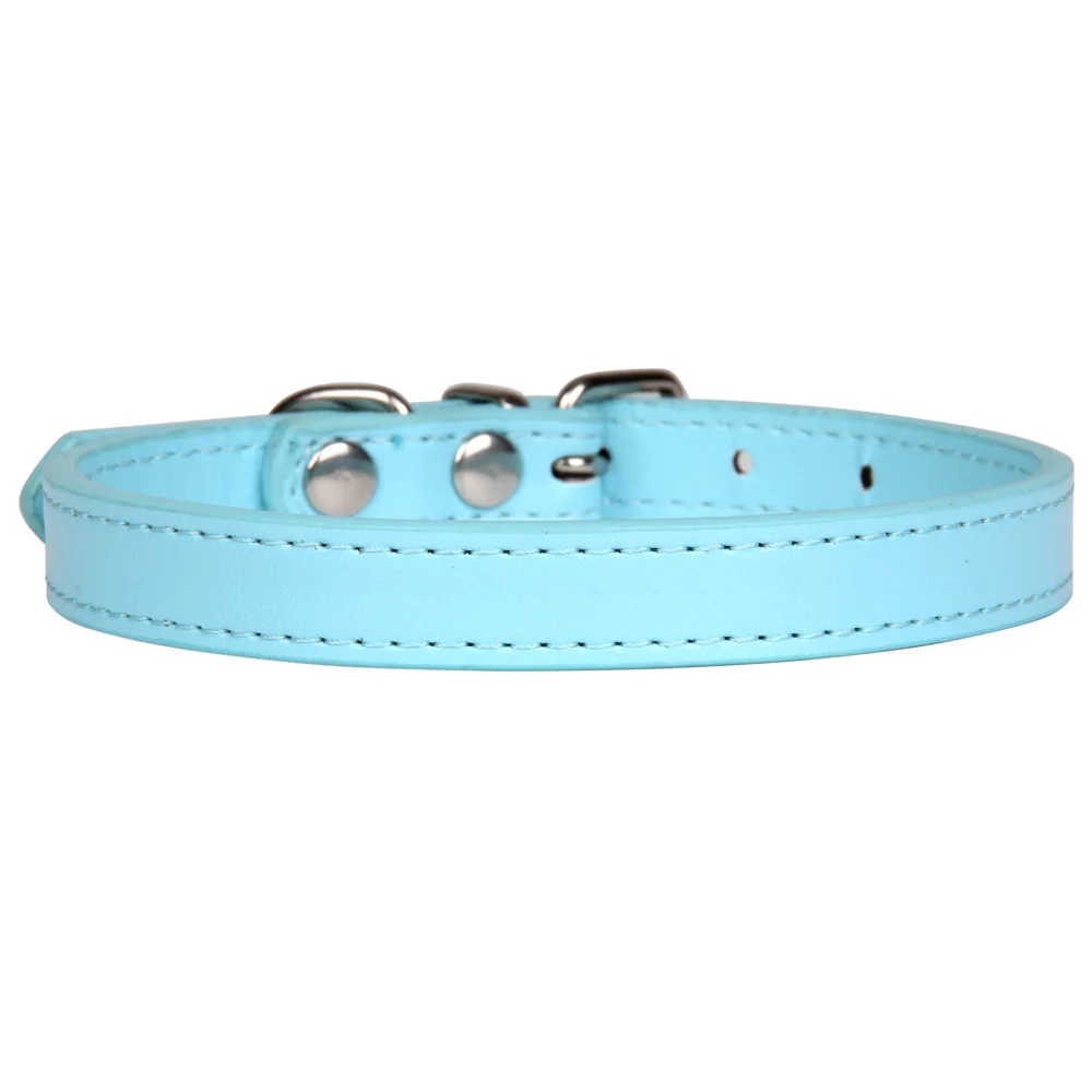 Coloful Pet Puppy Collar With Bell Adjustable Buckle Kitten Pet Supplies Cat Accessories Collar For Big Middle Dog 1PCS 5Size 