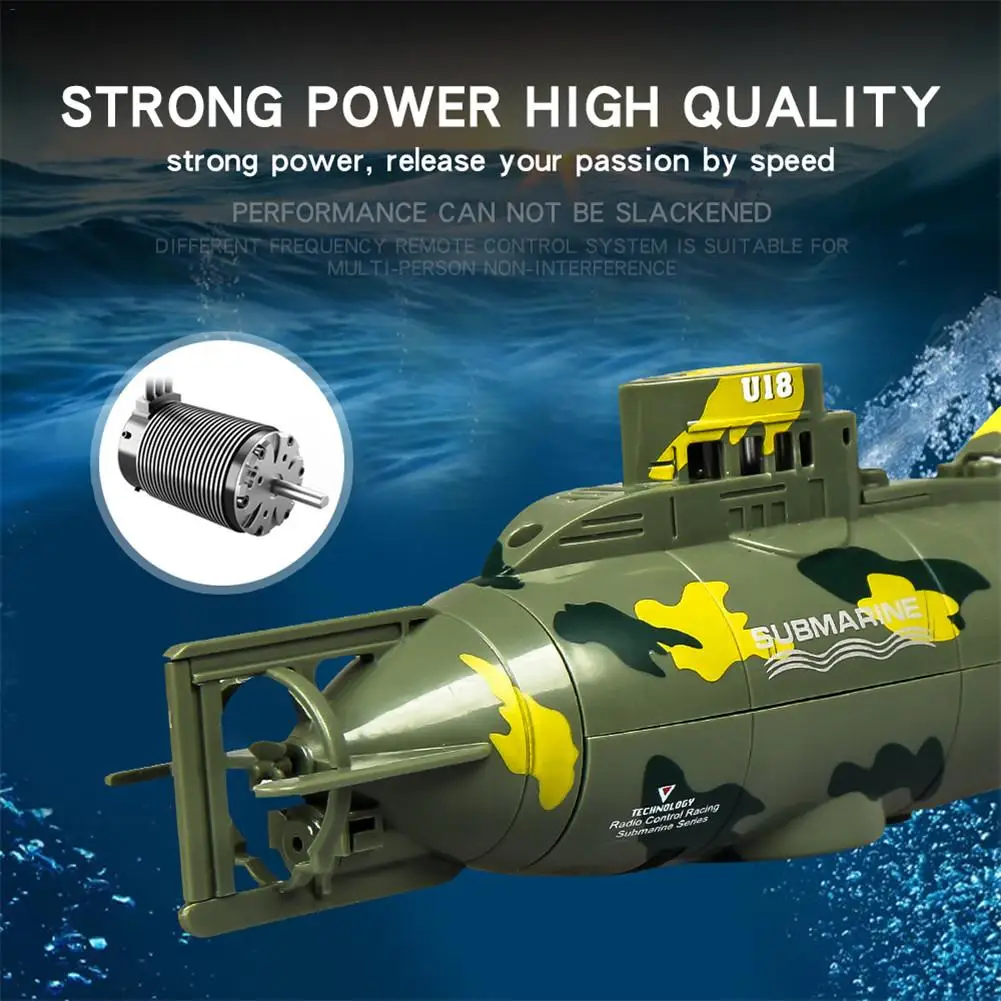 

2019 Wireless Mini RC Submarine Diving Floating Mini Submarine Kids Summer Water Toy Rechargeable Simulation Remote Control Toy