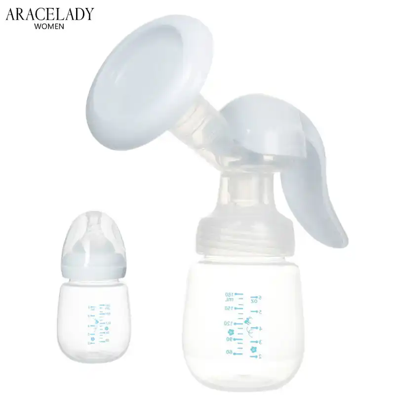 breast pump and bottles