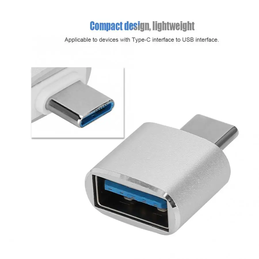 Интерфейс type-C к интерфейсу USB3.0 адаптер для мобильного телефона и компьютера металлический адаптер USB конвертер