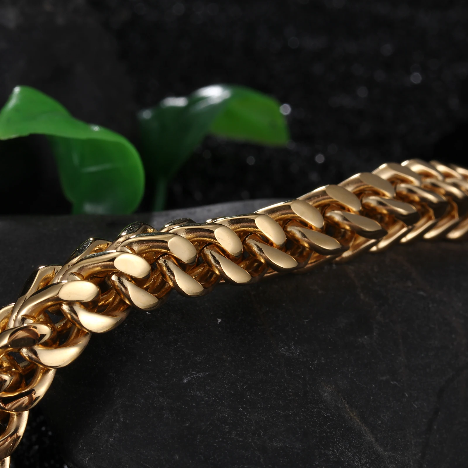 Gold Bracelet Men Jewelry Gold Color 8mm Snake Link Chain Bracelet 21/22cm  Male Hand Chain Wholesale Pulseras Braslet For Men - Bracelets - AliExpress