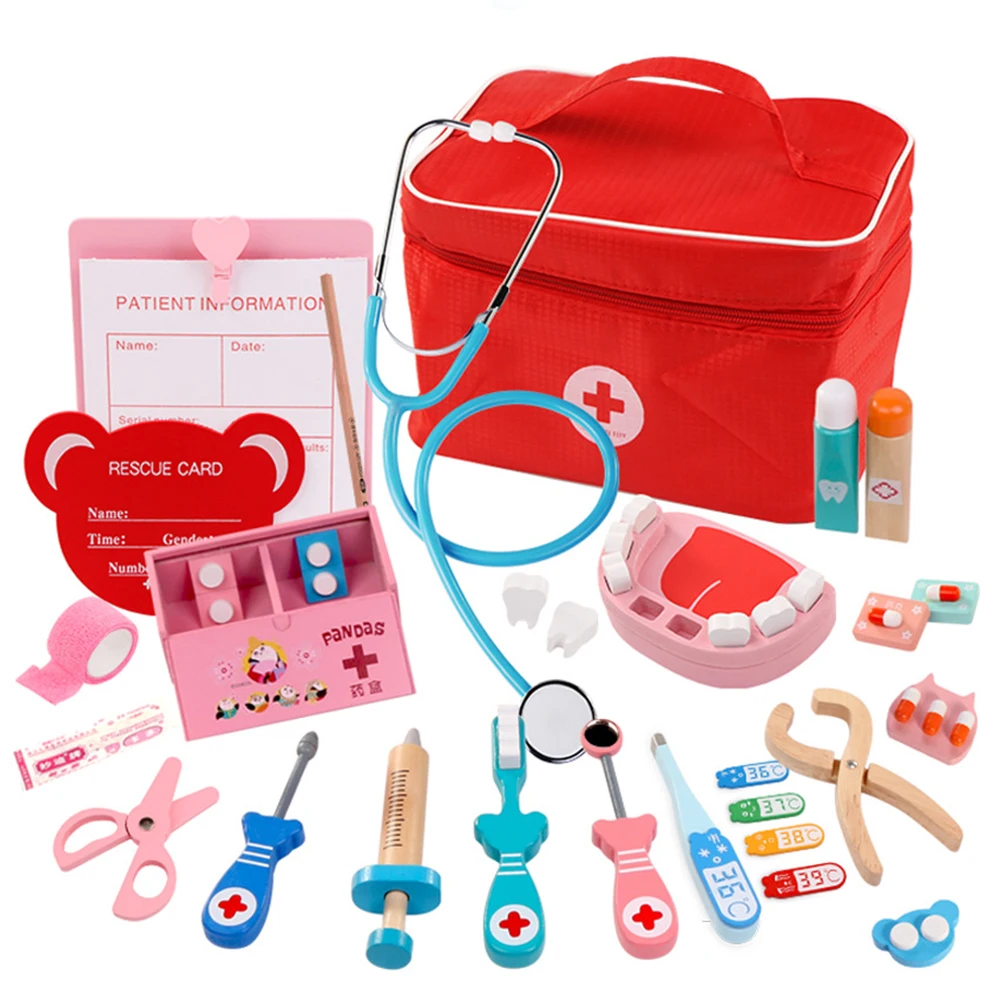 Skup Zabawki dla dzieci zestaw udawaj zagraj dziecko walizek zestaw medyczny stomatologiczna pielęgniarka symulacja apteczka prezent