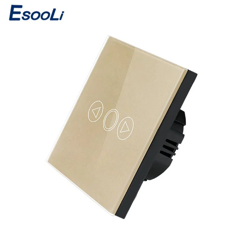 Светодиодный сенсорный выключатель Esooli европейский/Британский стандарт