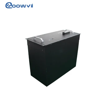شراءبطاريات قابلة للشحن مجموعة البطاريات الشمسية Lifepo4 بطارية 48 فولت 200Ah DC51.2V دورة عميقة 3000 مرة + 80% DOD Pack