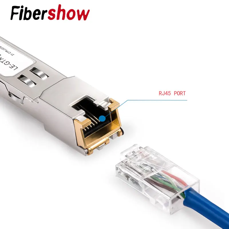 SFP модуль Ethernet порт SFP модуль RJ45 коммутатор gbic 10/100/1000 M Разъем SFP медь RJ45