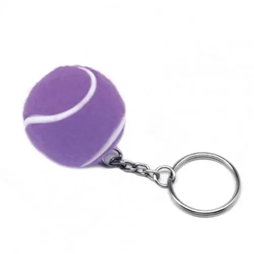 10 Porte-clés Balle De Tennis En Alliage Zinc - Déco Sportive Pour Sac, Cadeau Amateur De Tennis