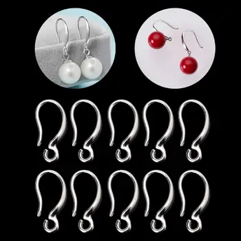 

10 Pcs S925 Silver Plated French Ear Hook Ear Wire Earrings DIY Jewelry Findings N0HE