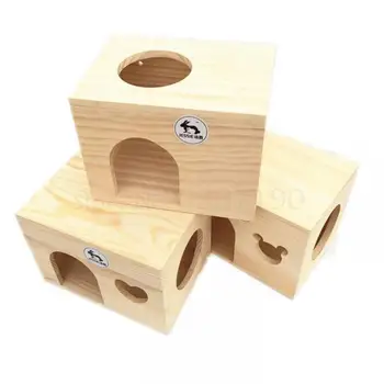 

My Neighbor Totoro Squirrel Guinea Pig Chalet Devil Squirrel Wooden Nest Pet Wooden Nest