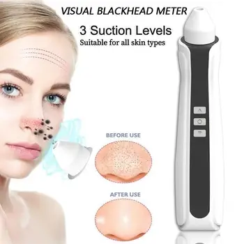 

Usb Rechargeable Visual Blackhead Remover Pores Black Tool Beauty Care Head Health Skin Cleaner Z9P4