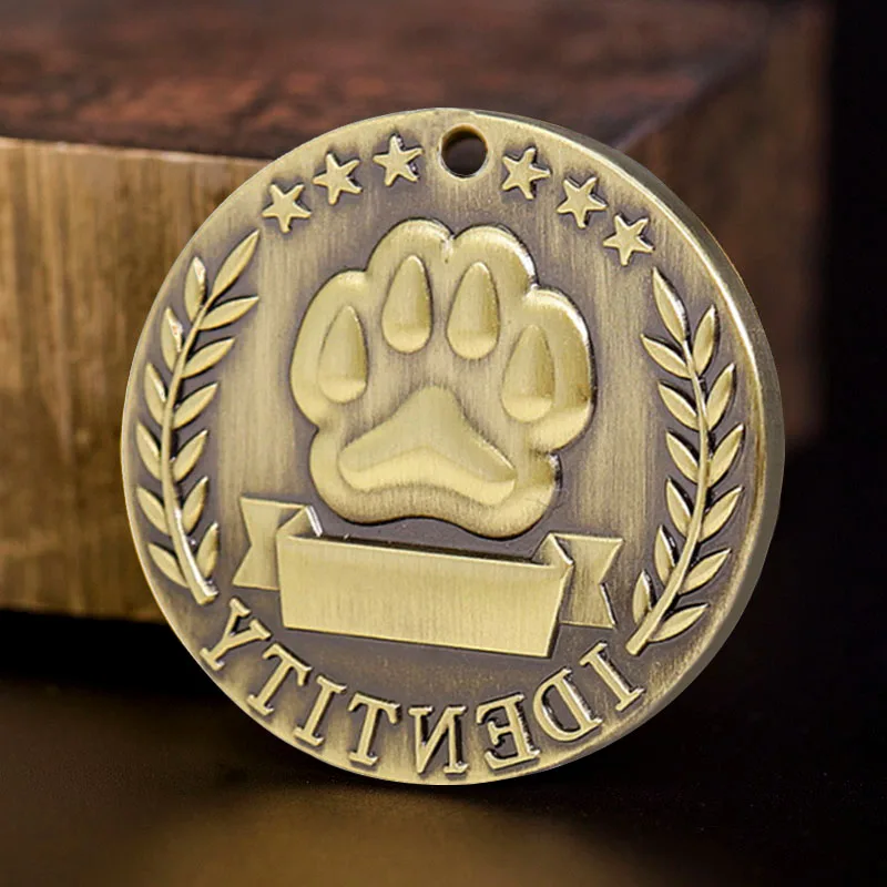 Personalized Engraving Anti lost Dog ID Tag Identification Customized Pet Name Puppy Collar Dog Cat Bone Tags Pet Supplies pet id tags pet collar dog collar tags pet id medal pendant id tag keychain id tag holder