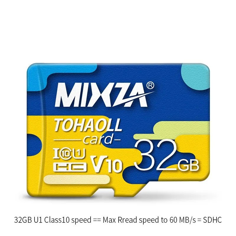 Mixza micro SD card flash drive 32 GB Class 10 16 GB/64 GB/128 Class10 uhs-1 microSD memory cards for smartphones tablets registrar |