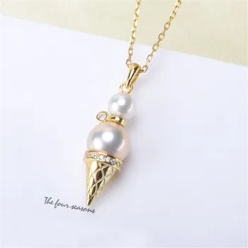 

Pearl Pendant fittings factory diy jewelry making Bail Beads Cap Connectors Gold Filling Classic Pendants Findings for Women