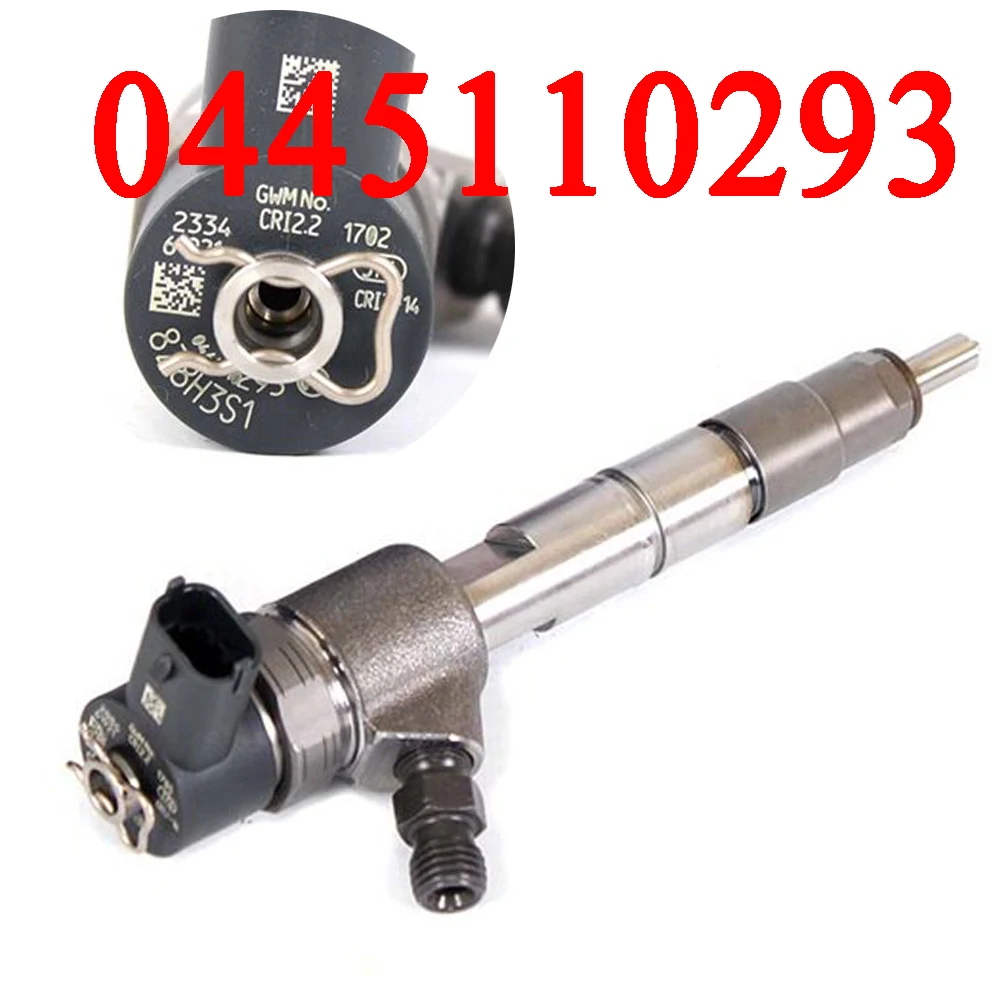 Injector diesel do trilho comum para Bosch, 0445110293, 1112100 E06, 0