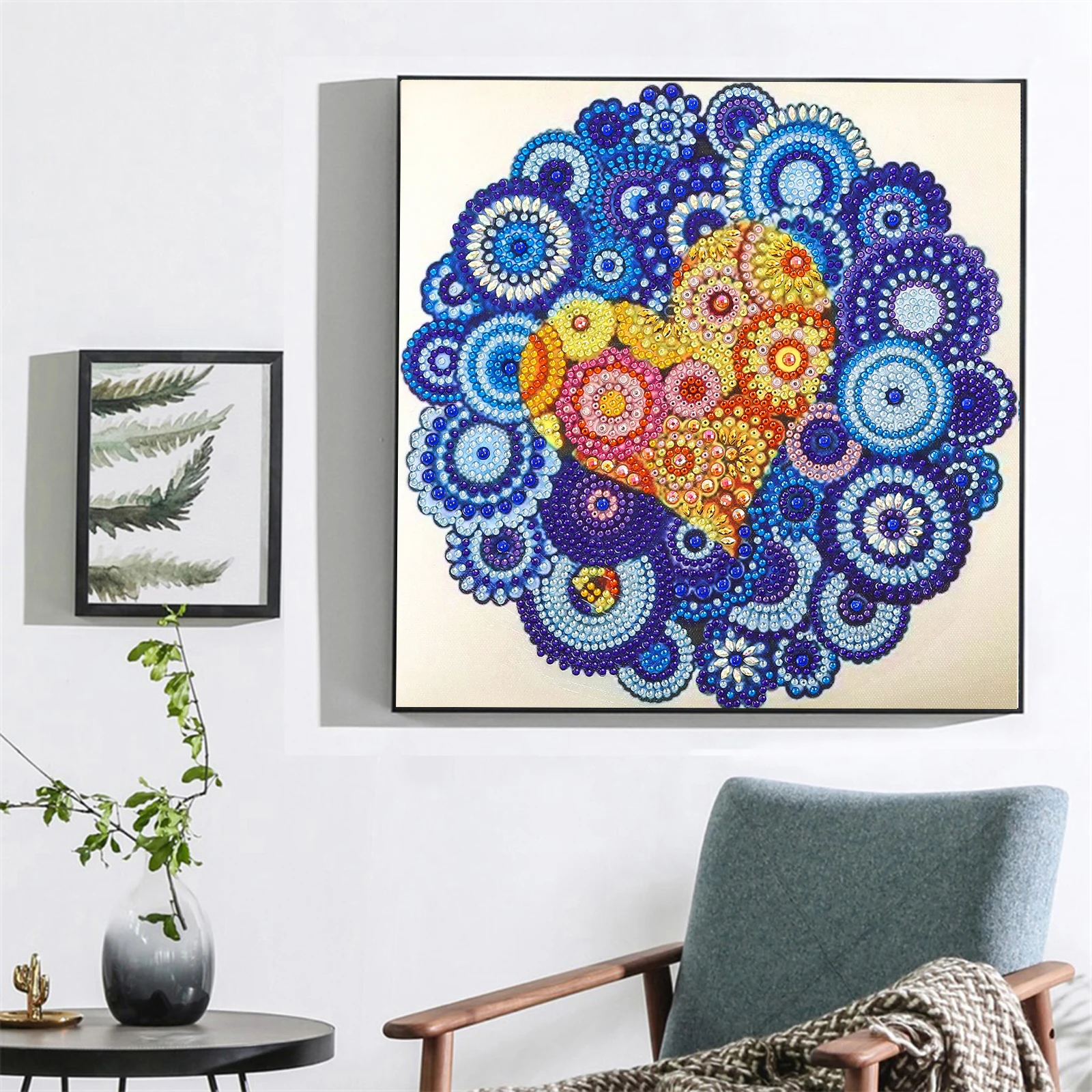 Diy 5d Diamond Art Mandala Kit Create Beautiful Wall Decor - Temu